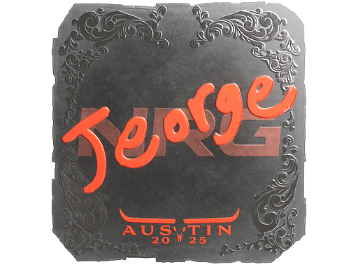 Foil Sticker - jeorge (Foil) | Austin 2025