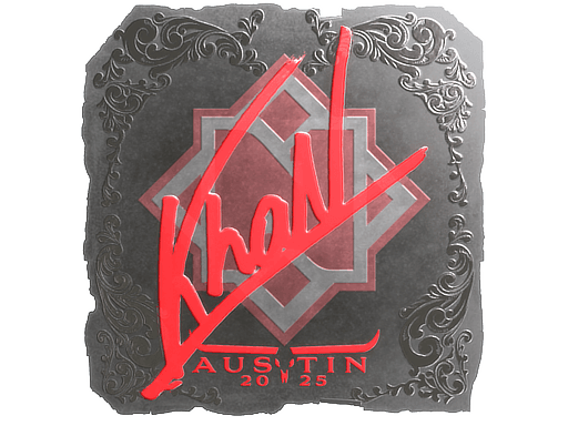 Foil Sticker - khaN (Foil) | Austin 2025