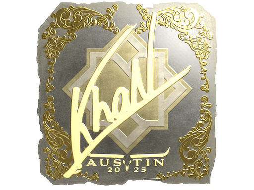 Gold Sticker - khaN (Gold) | Austin 2025