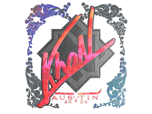 Holo Sticker - khaN (Holo) | Austin 2025