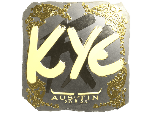 Gold Sticker - kye (Gold) | Austin 2025
