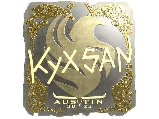 Gold Sticker - kyxsan (Gold) | Austin 2025