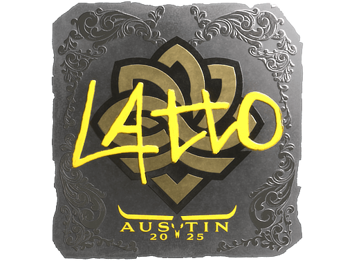 Foil Sticker - latto (Foil) | Austin 2025