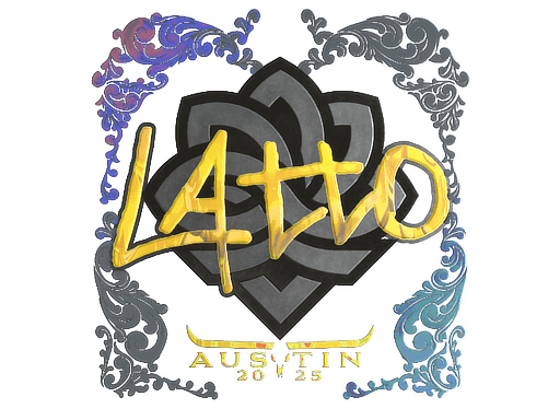 Holo Sticker - latto (Holo) | Austin 2025