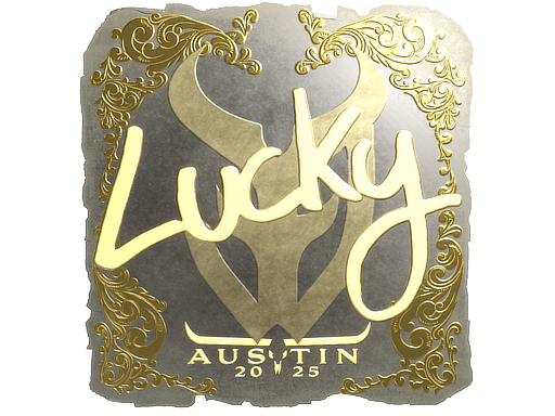 Gold Sticker - Lucky (Gold) | Austin 2025
