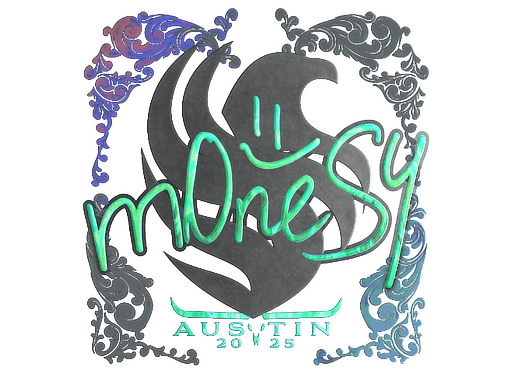 Holo Sticker - m0NESY (Holo) | Austin 2025