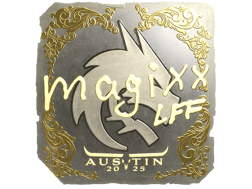 Gold Sticker - magixx (Gold) | Austin 2025