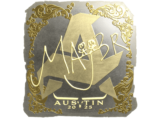Gold Sticker - MAJ3R (Gold) | Austin 2025