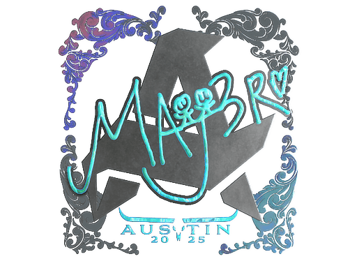 Holo Sticker - MAJ3R (Holo) | Austin 2025