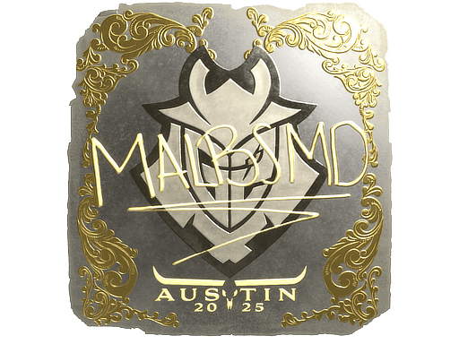 Gold Sticker - malbsMd (Gold) | Austin 2025