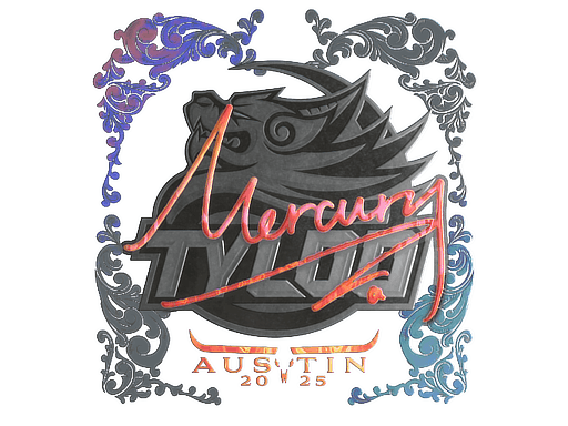 Holo Sticker - Mercury (Holo) | Austin 2025