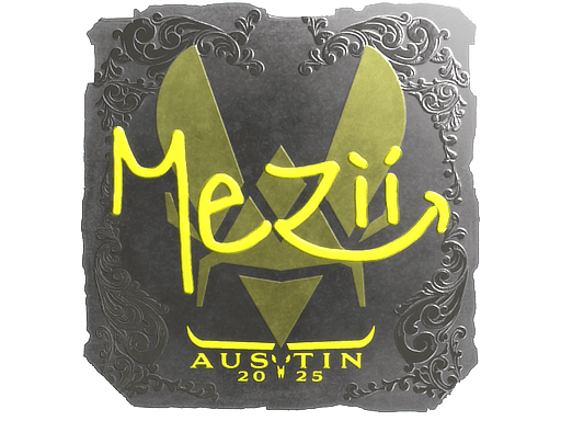 Foil Sticker - mezii (Foil) | Austin 2025