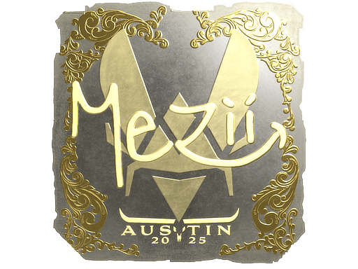 Gold Sticker - mezii (Gold) | Austin 2025