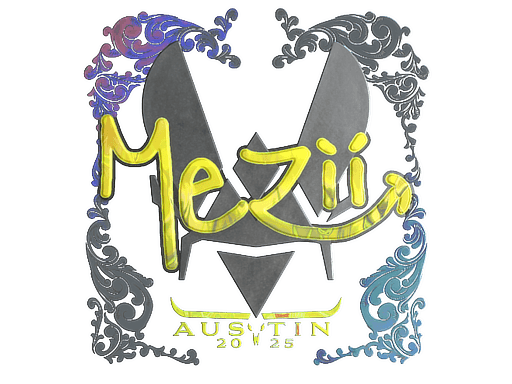 Holo Sticker - mezii (Holo) | Austin 2025