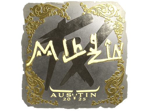 Gold Sticker - mlhzin (Gold) | Austin 2025