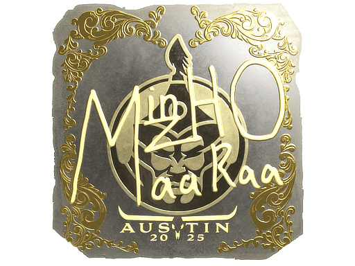 Gold Sticker - mzinho (Gold) | Austin 2025
