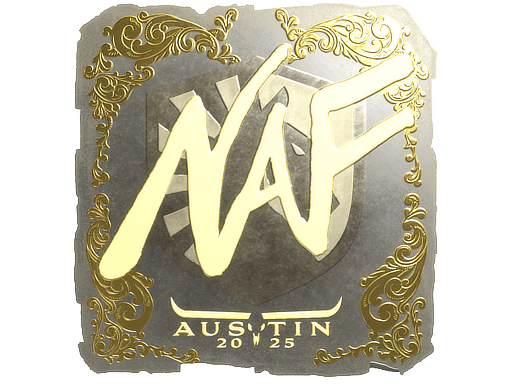Gold Sticker - NAF (Gold) | Austin 2025