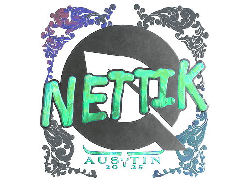 Holo Sticker - nettik (Holo) | Austin 2025