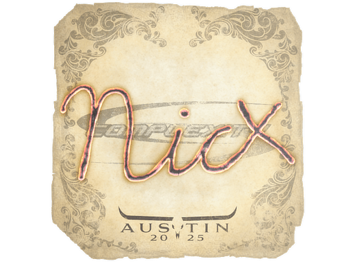 Sticker - nicx | Austin 2025
