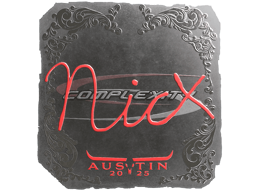 Foil Sticker - nicx (Foil) | Austin 2025