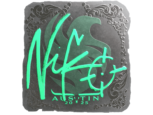 Foil Sticker - NiKo (Foil) | Austin 2025