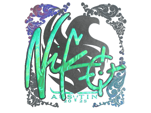Holo Sticker - NiKo (Holo) | Austin 2025