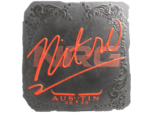Foil Sticker - nitr0 (Foil) | Austin 2025
