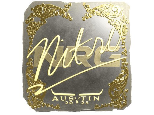 Gold Sticker - nitr0 (Gold) | Austin 2025