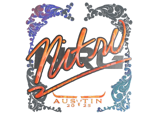 Holo Sticker - nitr0 (Holo) | Austin 2025