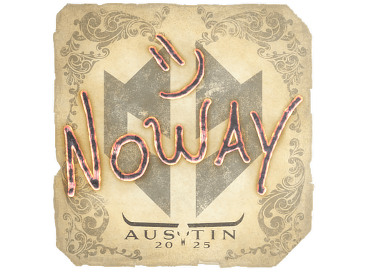 Sticker - noway | Austin 2025