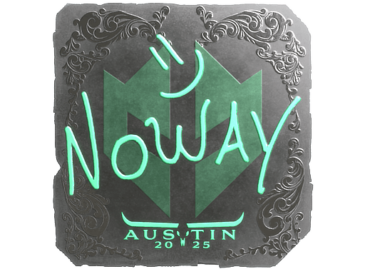 Foil Sticker - noway (Foil) | Austin 2025