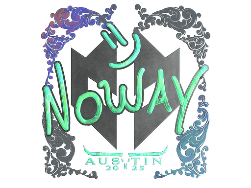 Holo Sticker - noway (Holo) | Austin 2025