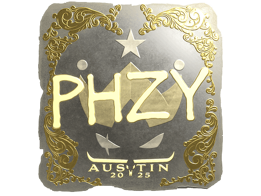 Gold Sticker - phzy (Gold) | Austin 2025