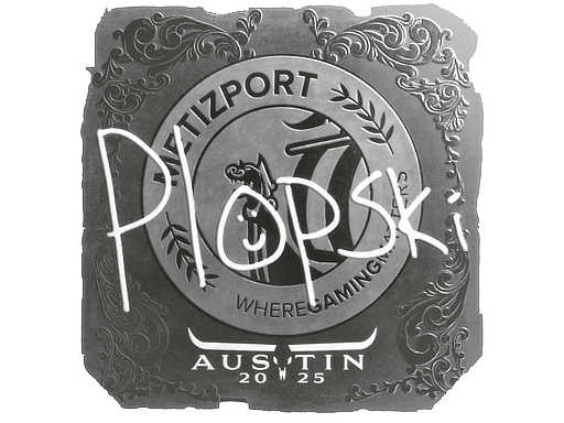 Foil Sticker - Plopski (Foil) | Austin 2025