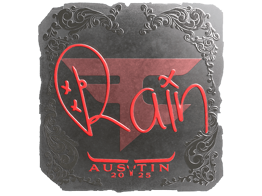 Foil Sticker - rain (Foil) | Austin 2025