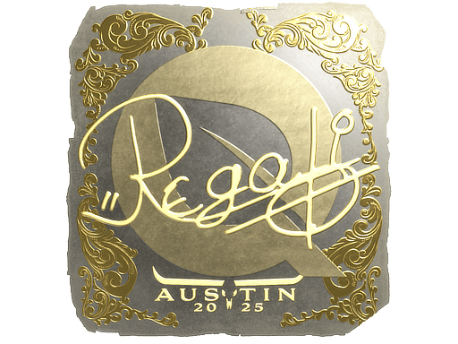 Gold Sticker - regali (Gold) | Austin 2025