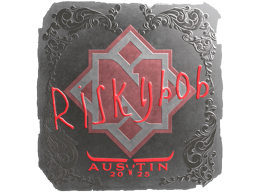 Foil Sticker - riskyb0b (Foil) | Austin 2025