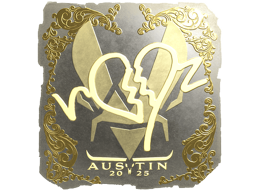Gold Sticker - ropz (Gold) | Austin 2025
