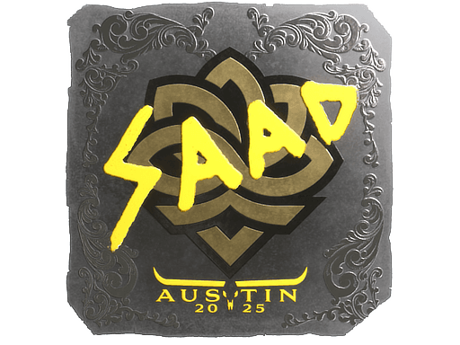 Foil Sticker - saadzin (Foil) | Austin 2025