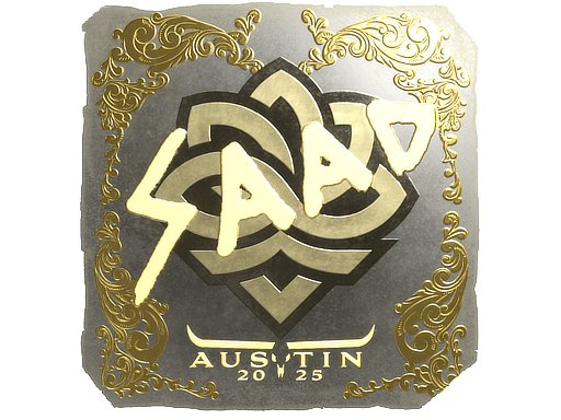 Gold Sticker - saadzin (Gold) | Austin 2025