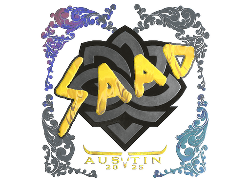 Holo Sticker - saadzin (Holo) | Austin 2025