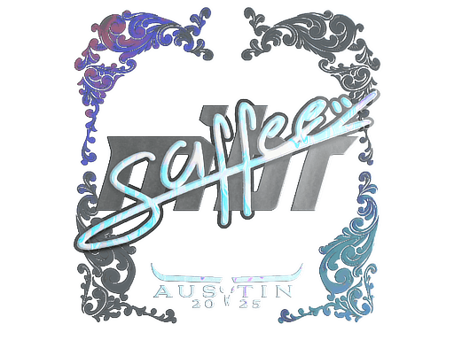 Holo Sticker - saffee (Holo) | Austin 2025