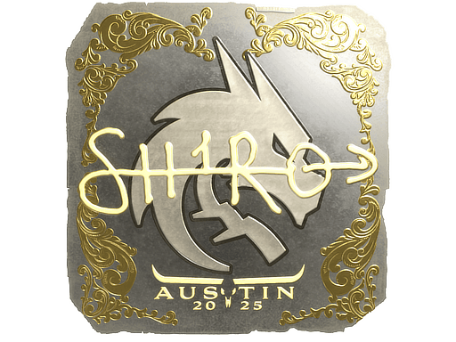 Gold Sticker - sh1ro (Gold) | Austin 2025