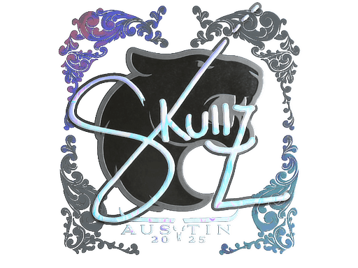 Holo Sticker - skullz (Holo) | Austin 2025