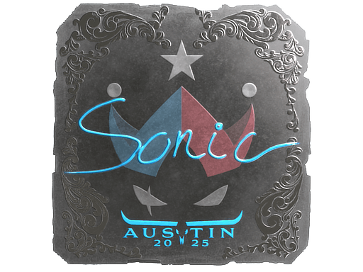 Foil Sticker - Sonic (Foil) | Austin 2025