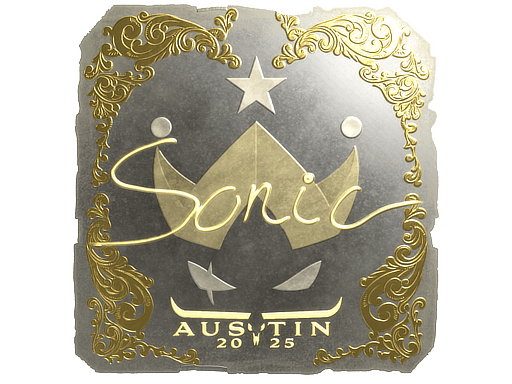 Gold Sticker - Sonic (Gold) | Austin 2025
