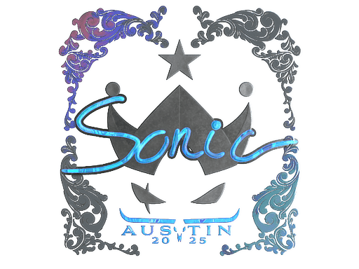 Holo Sticker - Sonic (Holo) | Austin 2025