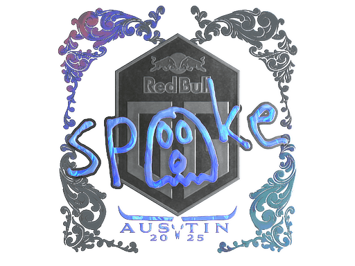 Holo Sticker - spooke (Holo) | Austin 2025