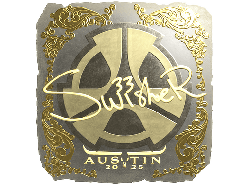Gold Sticker - Swisher (Gold) | Austin 2025