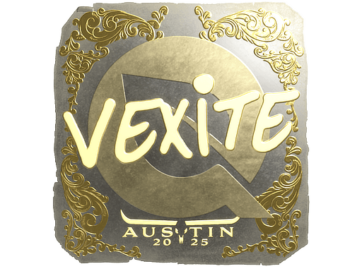 Gold Sticker - vexite (Gold) | Austin 2025